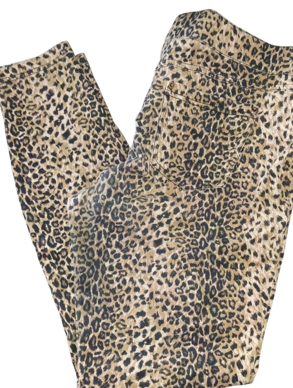 Women's Large Leopard Animal Print Legging Pants Jeggings